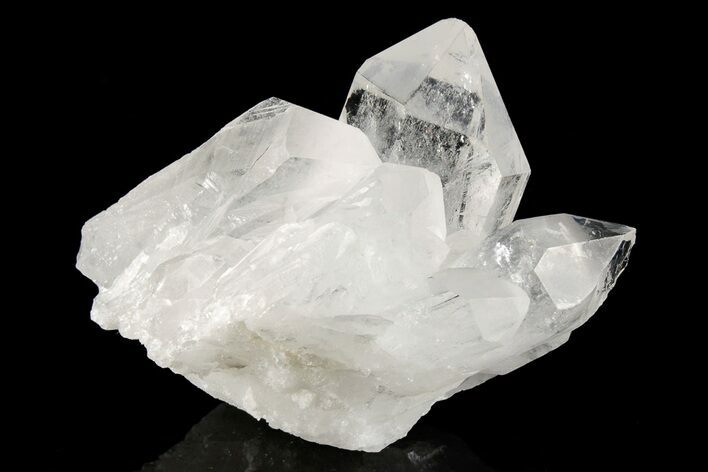 Clear Quartz Crystal Cluster - Brazil #203753
